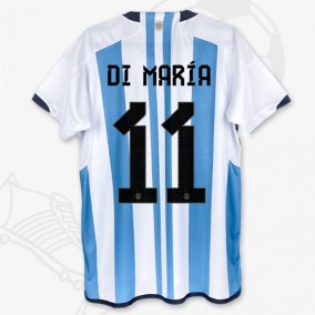 Argentina Di Maria 11 2023/2024 Hjemmebanetrøje